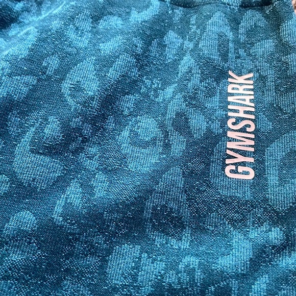 Gymshark women’s cheetah print animal adapt work outfit blue - Picture 2 of 6